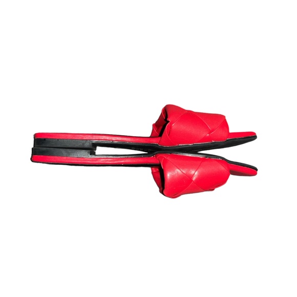 ASOS Design Red Slides Size 4 - Picture 3 of 5